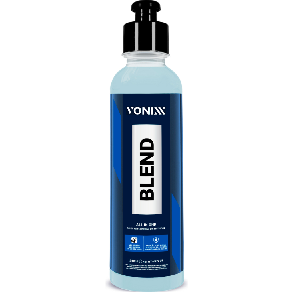 Blend All In One 240ml 2.0 Polidor Corte Refino Lustro Carnaúba Etapa Única Vonixx Sio2