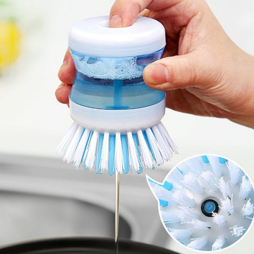 Escova De Limpeza Mop Multifuncional De Prato louças panelas Com Dispensador para Cozinha Utilidades