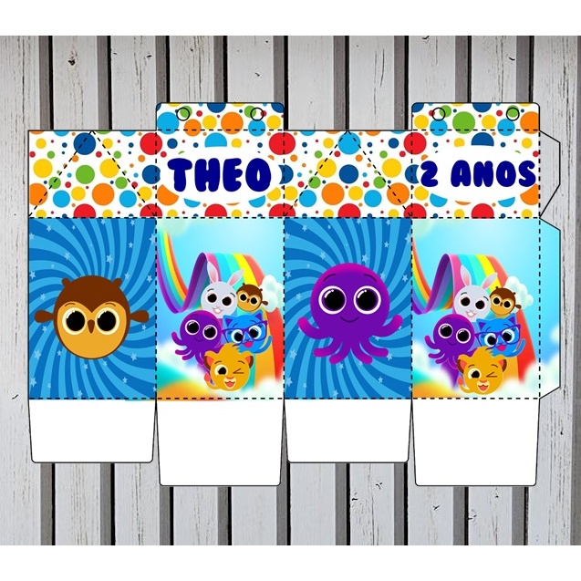 KIT 30 ITENS > 15 CAIXINHAS MILK E 15 PIRAMIDES BOLOFOFO P ANIVERSÁRIO, LEMBRANCINHAS, VÁRIOS TEMAS em Oferta na Shopee