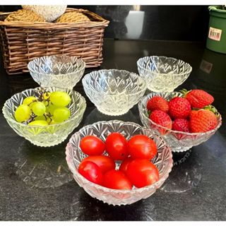 Jogo de Taças Toffee para Sobremesa: Elegância e Versatilidade em 6 Peças de Vidro em Oferta na Shopee