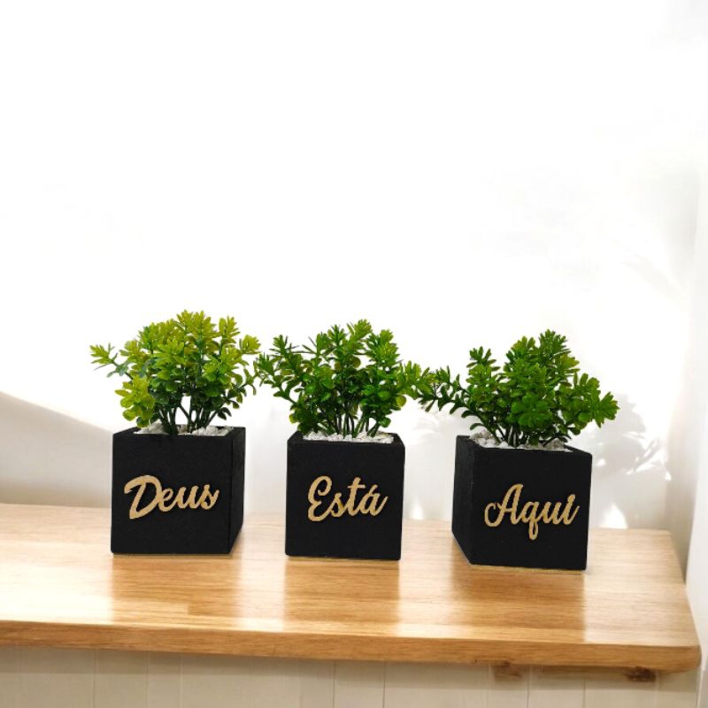 kit  vasinhos decorativos ( Decoração de sala). em Oferta na Shopee