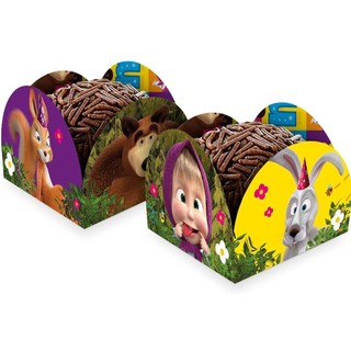 Porta Forminhas Masha e o Urso – Decoração Mesa de Doces Festa Infantil