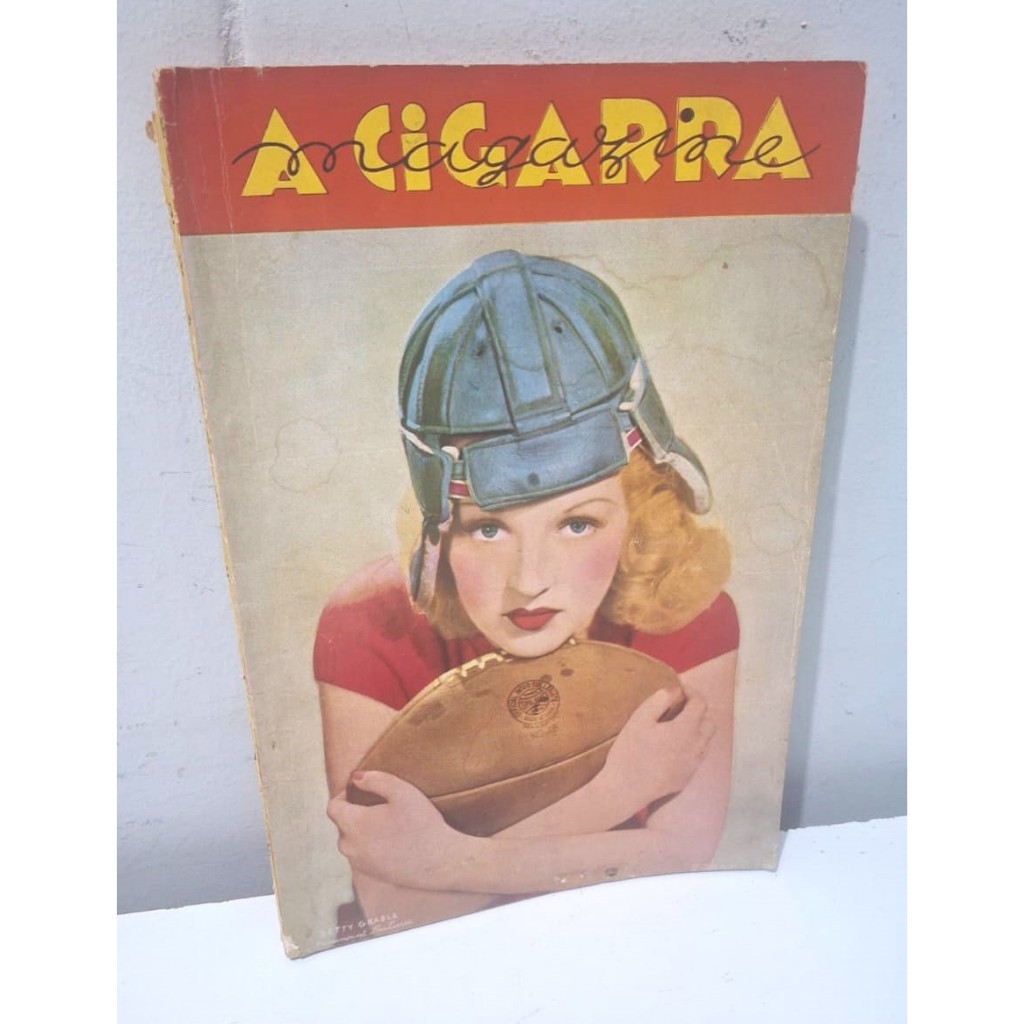 Revista Antiga Rara A Cigarra Nº30 Maio 1938 Betty Grable Menotti del Picchia História Moda