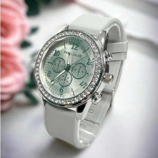 Relógio Feminino Pallyjane a Prova d'água pulseira Borracha Moda Mulher pra Presente P104 em Oferta na Shopee