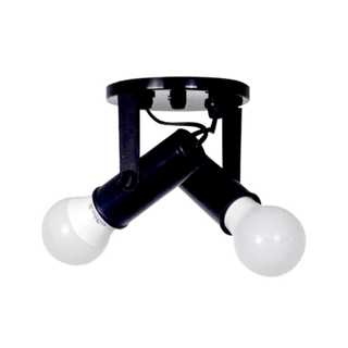 Spot Luminária Tubo Duplo Direcionável sobrepor Teto, Sala Star, Banheiro, Cozinha, Quarto em Oferta na Shopee