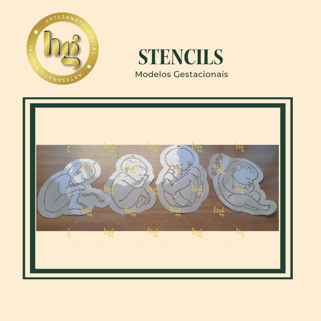 Kit Stencil Gestacional c/4 pintura barriga de gestante #pinturaemgravidas #doula #partohumanizado #pinturagestacional