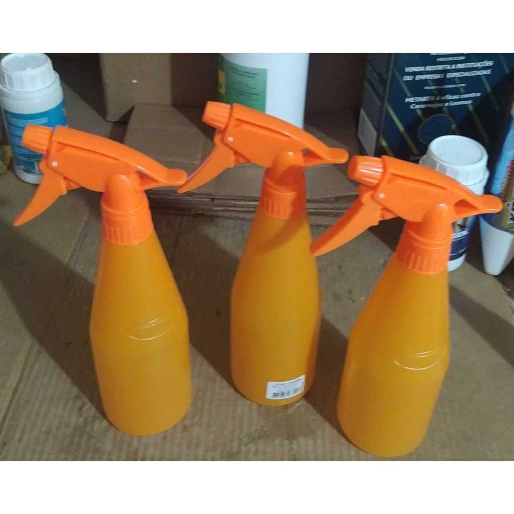 Kit com 3 Pulverizadores / Borrifadores Manuais Ultrajet 500ml Guarany Pulverizador Ultraj...