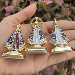 Kit Com 3 Santinha de Carro Nossa Senhora Aparecida
