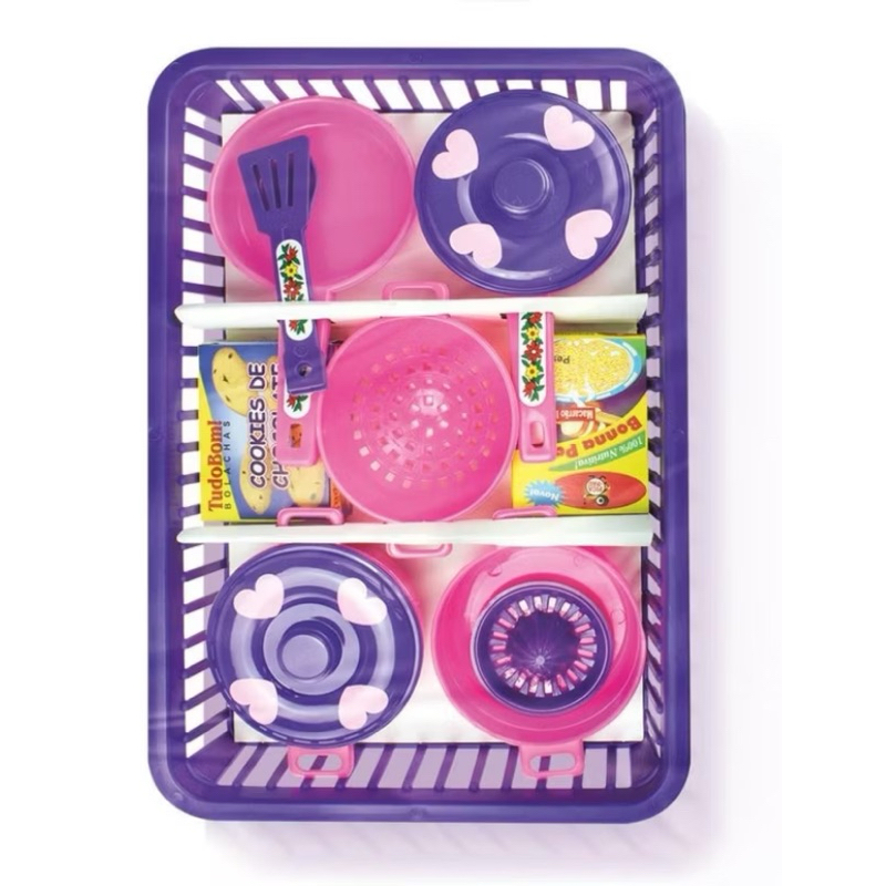 Conjunto De Panelinha Infantil Brinquedo De Menina 13 Peças