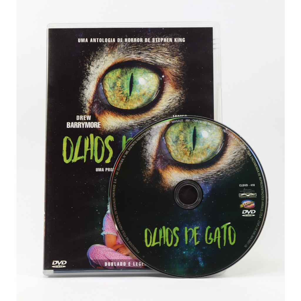 DVD Olhos De Gato Stephen King