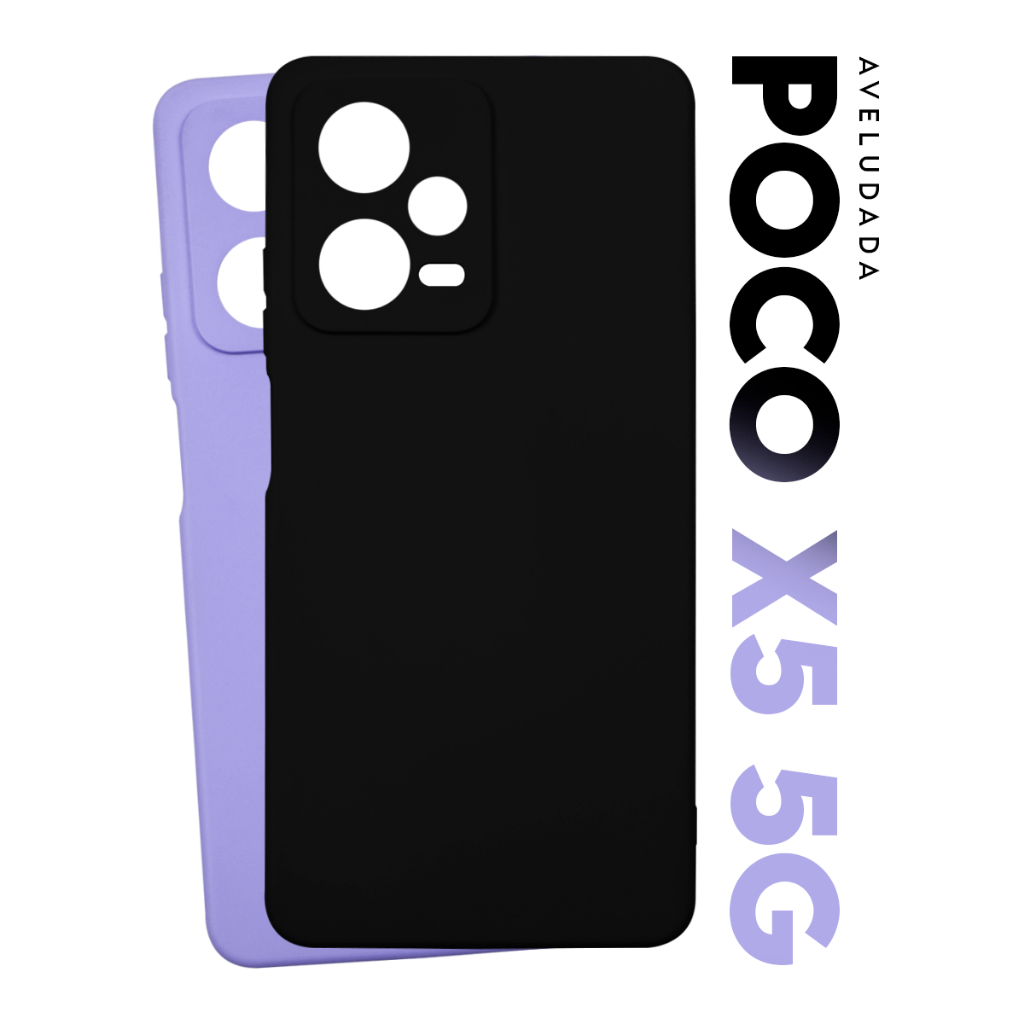 Capa Capinha Case Premium Silicone Aveludada Veludo Cover Redmi Note 12 5G - Xiaomi Poco X5 5g tela 6.67 pol