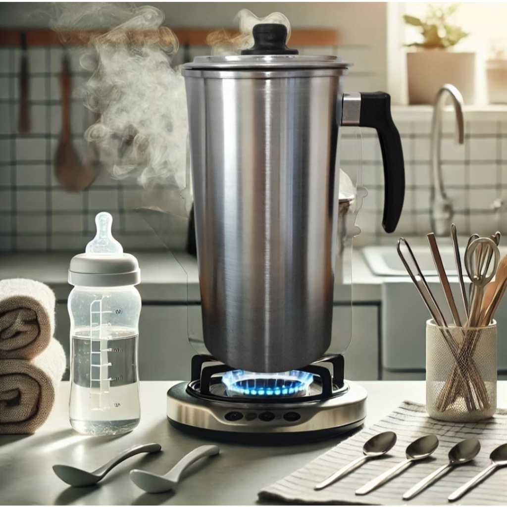 Bule Esterilizador Alumínio 1,8L Chá Café Infusão Multiuso Hospital Cozinha Profissional