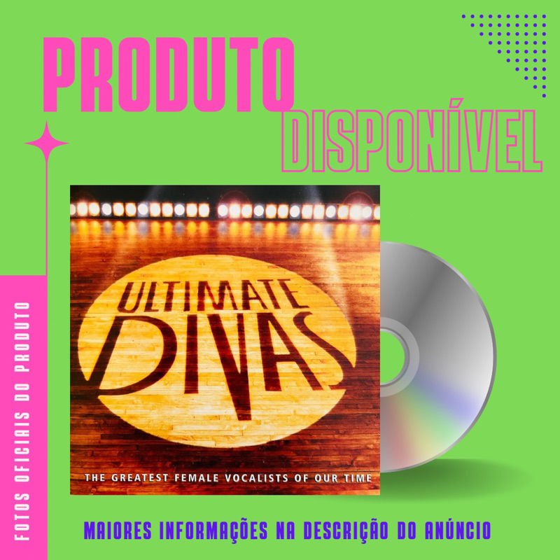 CD ULTIMATE DIVAS - Ella Fitzgerald, Billie Holiday, Tina Turner, Whitney Houston, Toni Braxton, Aretha Franklin