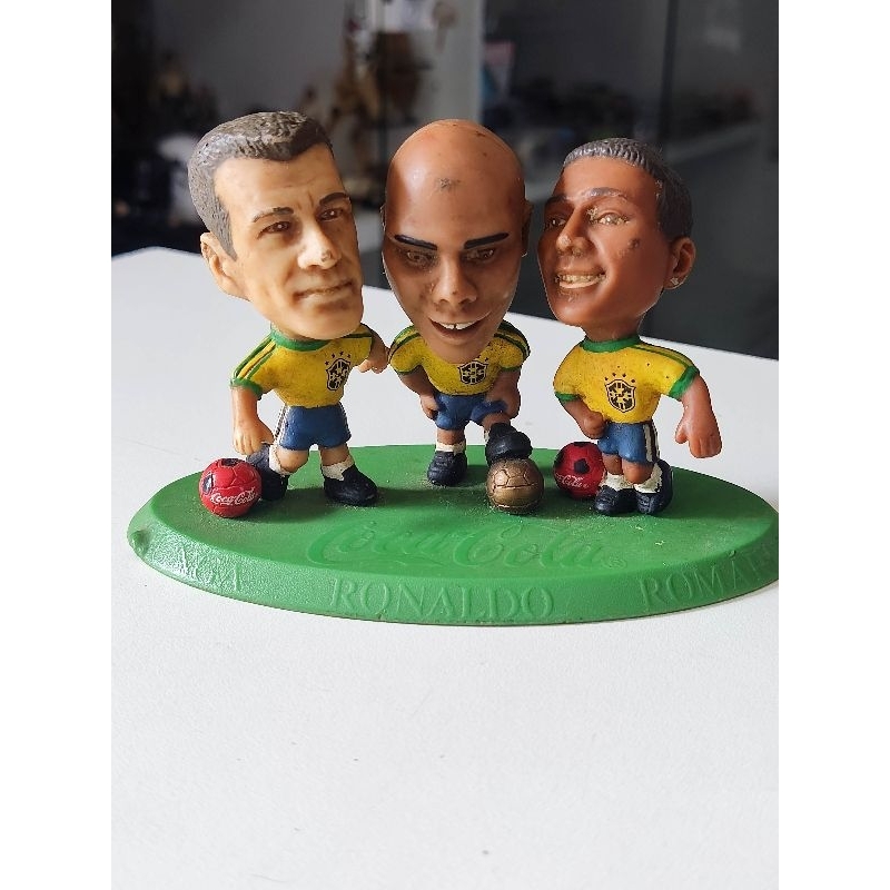 Bonecos mini craques anos 90  raros seleção brasileira