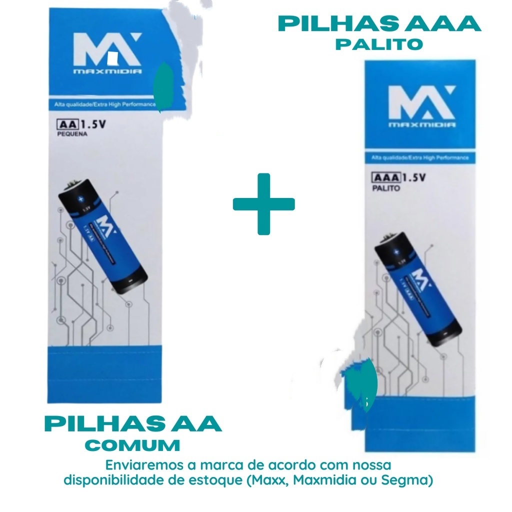 Pilha AA Comum  AAA Palito Cuidado com Bateria do relógio