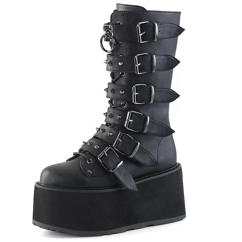 bota coturno Demonia gotica punk rock emo alternativa nova