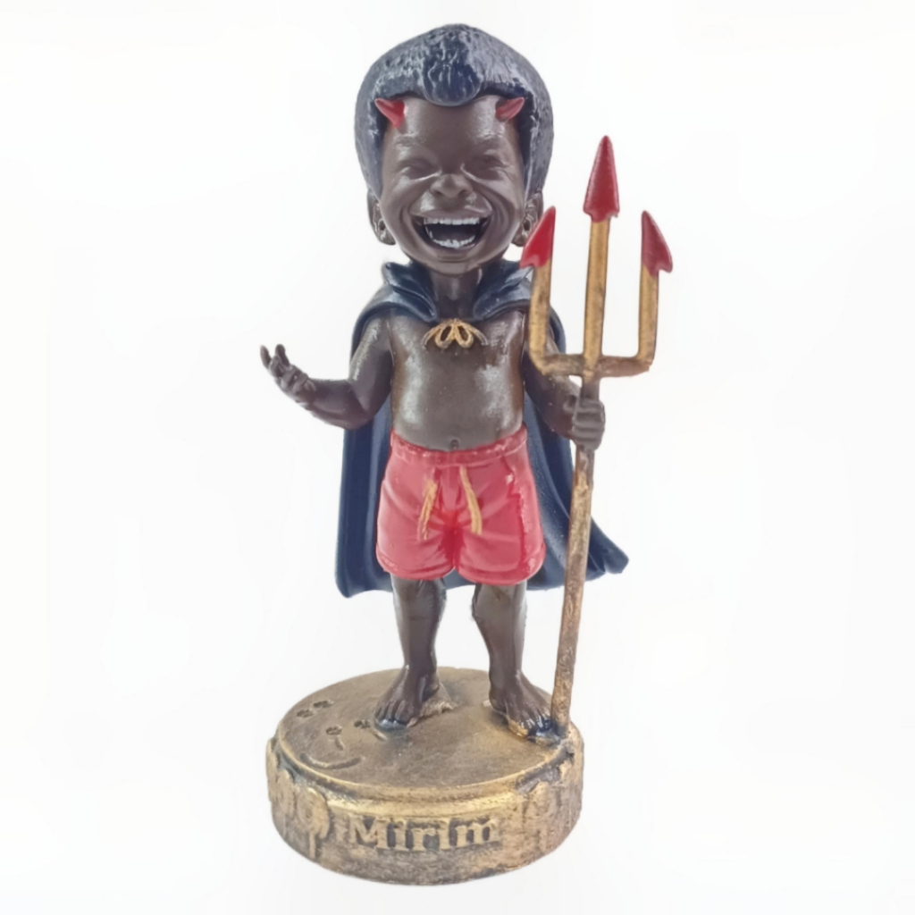 Exú Mirim 10 cm- Novo em resina imagem exclusiva