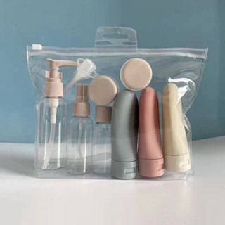 Kit De Frascos Para Viagem 11 Peças Creme Cosméticos Viagem -S1
