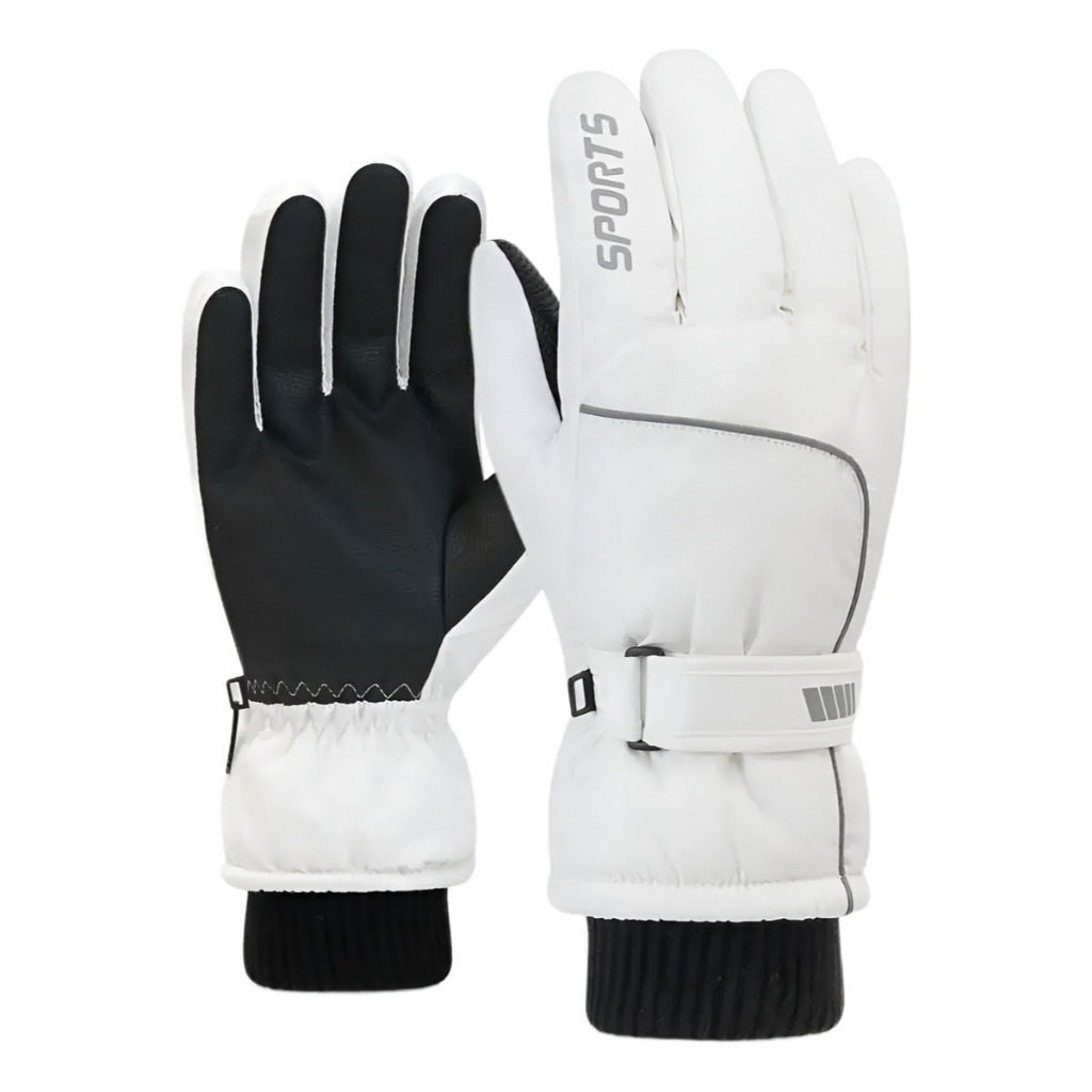 Luva Para Neve Impermeável Esqui Snowboard Inverno Unissex