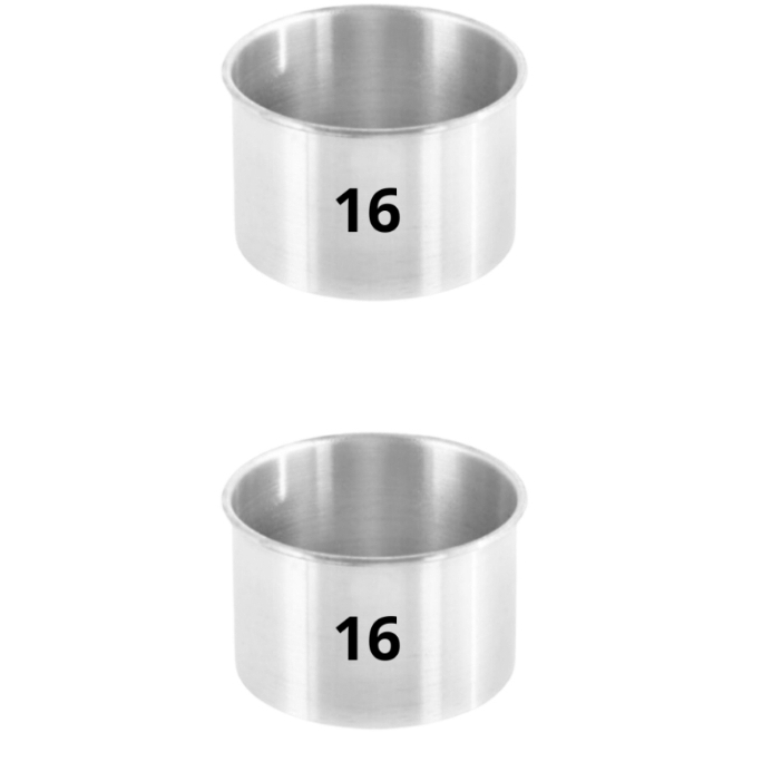 Kit 02 (duas) Forma Redonda Alta 16 x 10 Assadeira Bolo