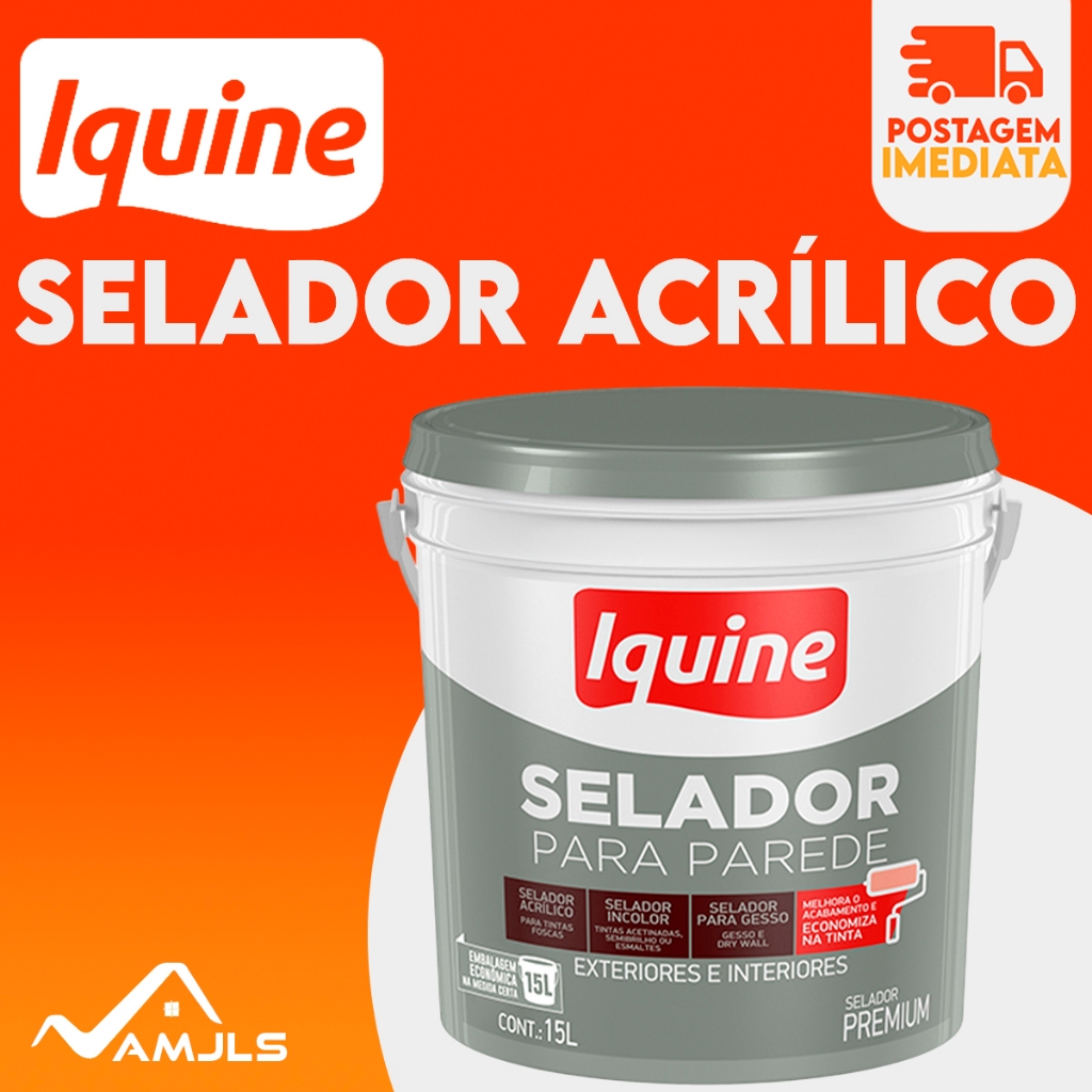 Seladora Acrílica Impermeável 15 Litros Coral Acabamento Mate Branco