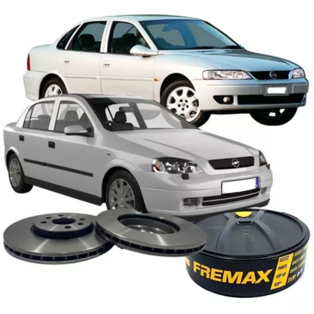 Par Disco Freio Novo Dianteiro Ventilado Gm Astra Vectra