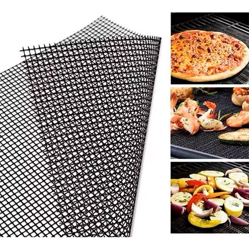 Manta tela tapete Grill Antiaderente Teflon Grelha Chapa Churrasco 30x40cm