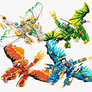Bonecos de Construção Ninja Moto Robô Dragão Blocos de Montar Bricks Brinquedo para crianças em Oferta na Shopee