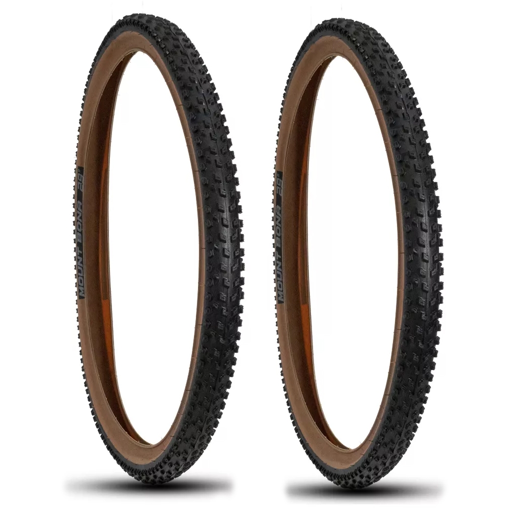 Par Pneu Arisun Aro 29x2.10 Mount Bona Faixa Marrom Skinwall