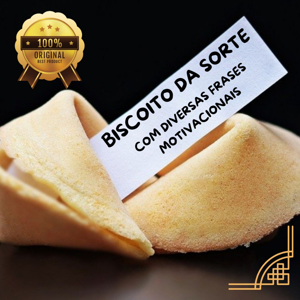 Biscoito Da Sorte Chines Brindes Lembrancinha Festas Casamentos Aniversários com Mensagem Surpresa em Oferta na Shopee