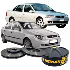 Par Disco Freio Novo Dianteiro Ventilado Gm Astra Vectra