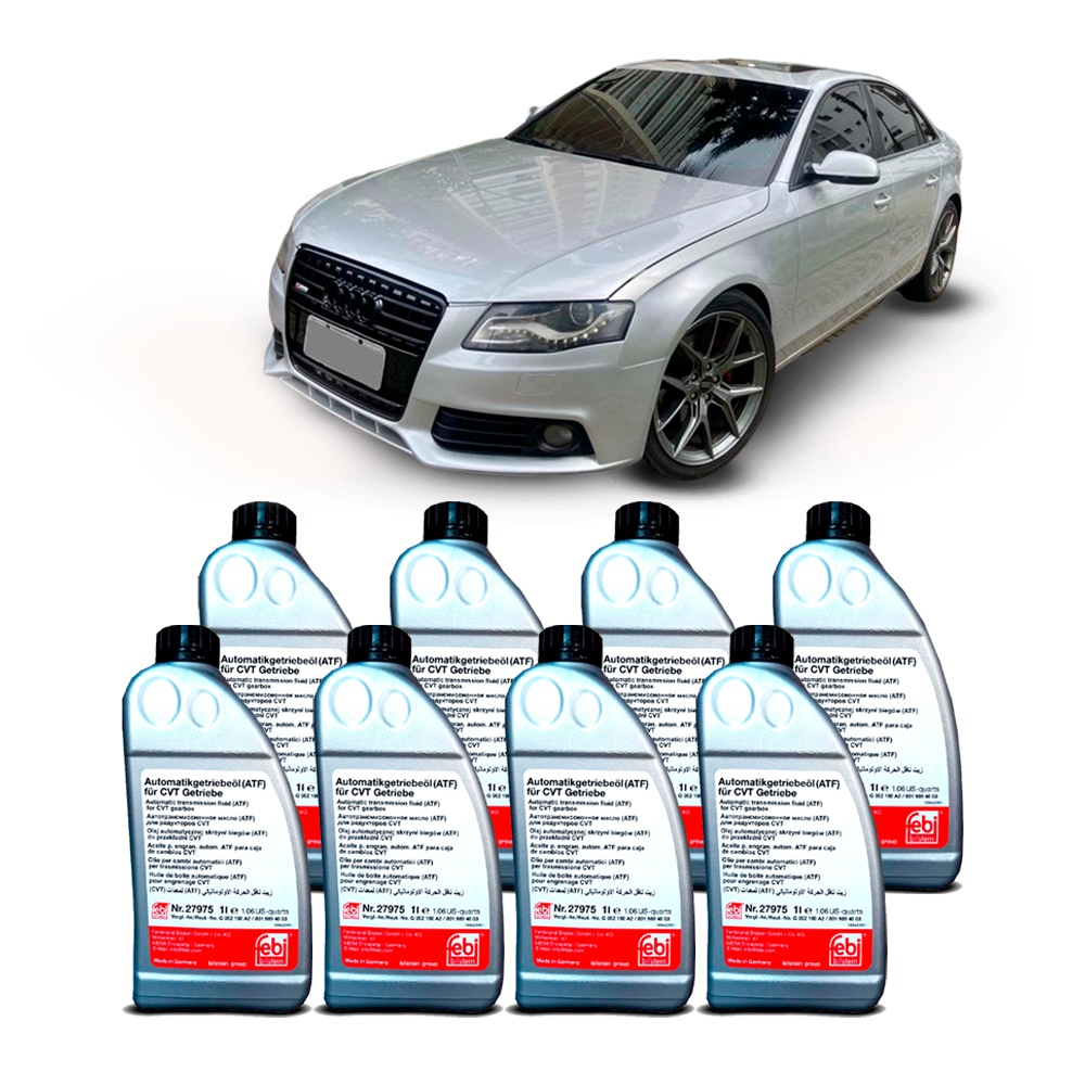 Kit Troca De Oleo Cambio Automatico CVT Febi 27975 8 L Audi A4 2.0 16V 2008 A 2014