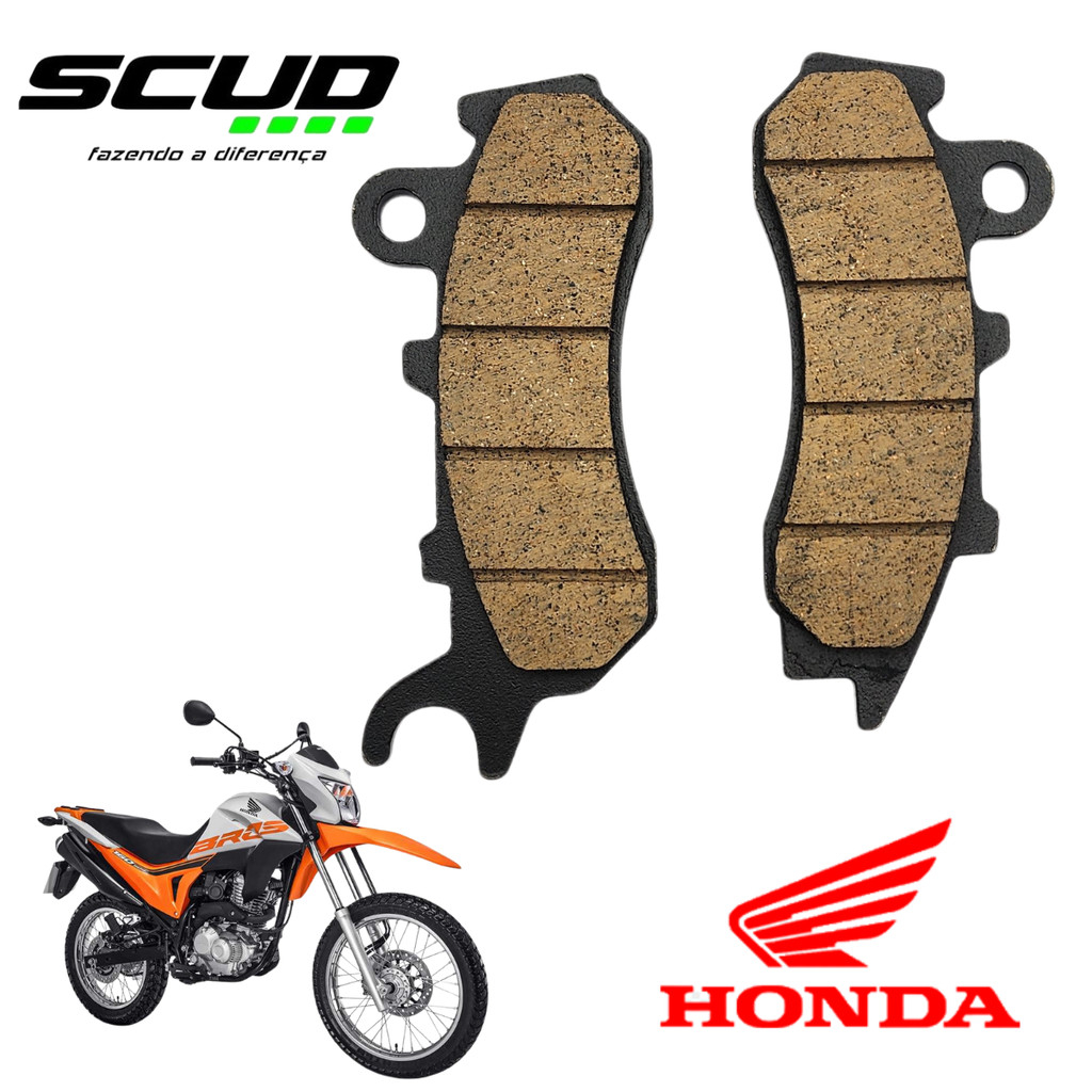 Pastilha Freio Dianteira Bros 160 18 Pcx 150 Biz 125 Dianteira SCUD em Oferta na Shopee