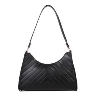 Bolsa Blogueira Baguete Em V Feminina de Ombro e Transversal  Couro Promoção