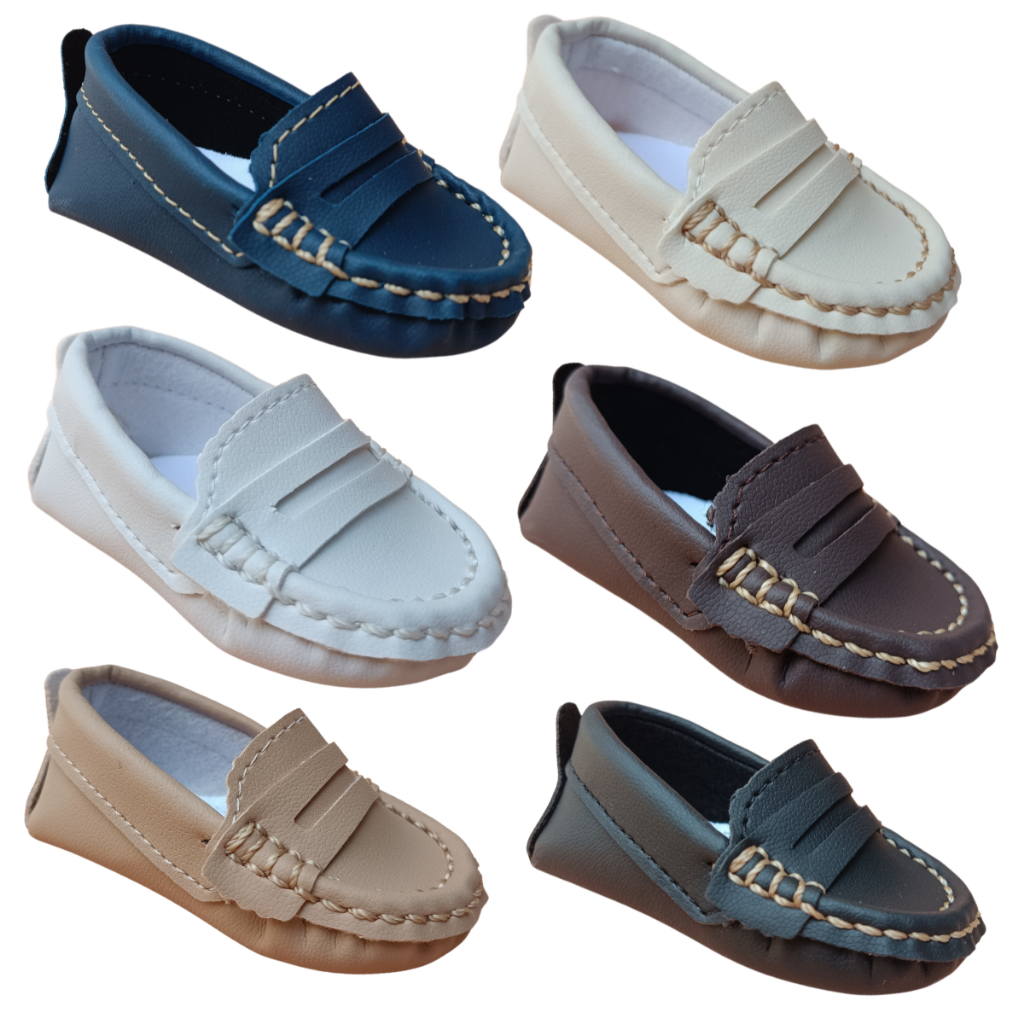 Mocassim Sapatinho de Bebê Recém Nascido Batizado em Oferta na Shopee