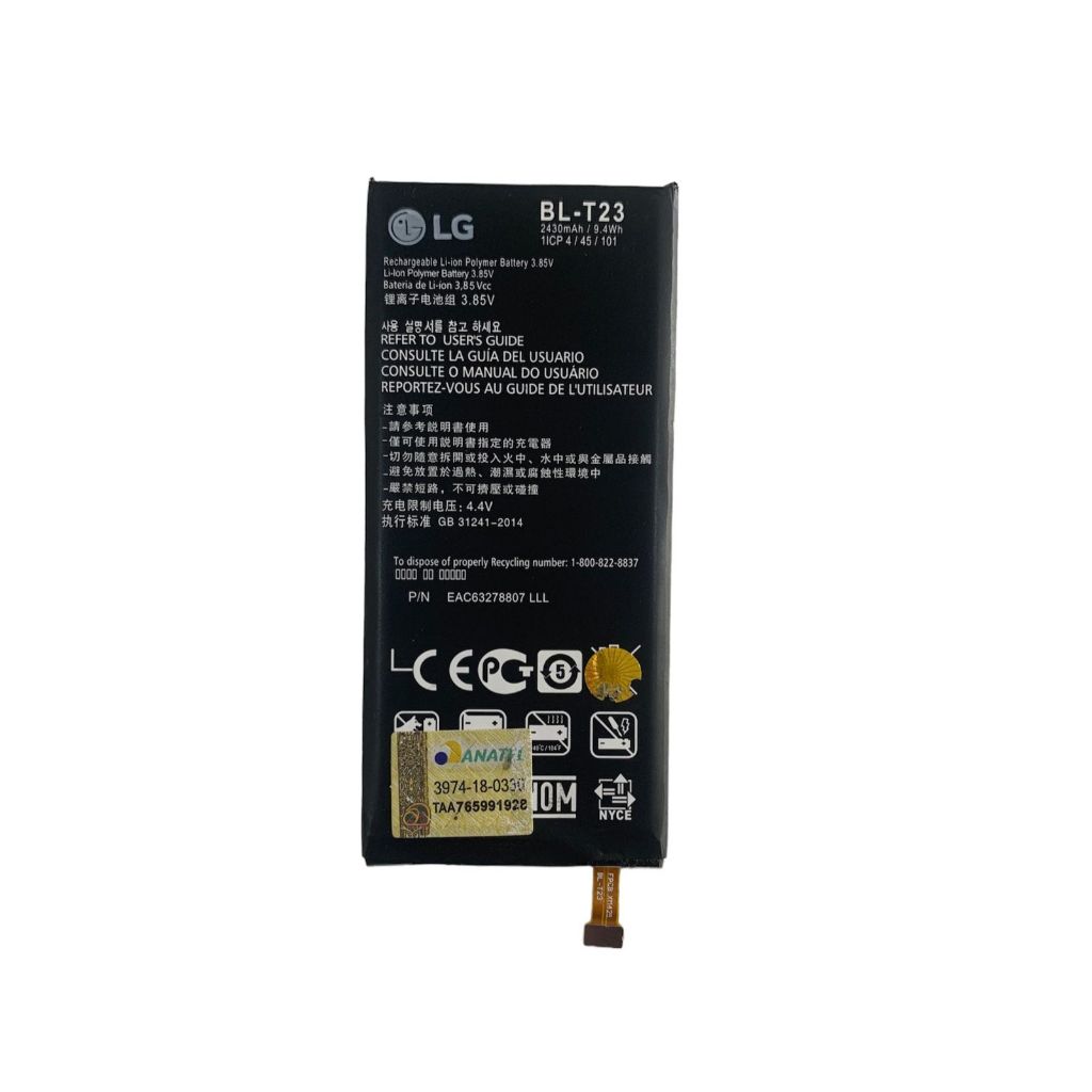 Flex Carga Bateria Modelo Bl-t23 Para LG X Cam K580 Pronta Entrega