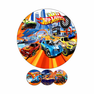 Painel Redondo Hot Wheels Em Tecido Sublimado 1,50 X 1,50m em Oferta na Shopee