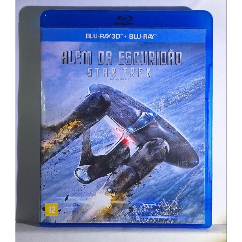 Blu-Ray 3D +Blu-Ray- Além da  Escuridão- Star Trek, original usado em perfeito estado de conservação.