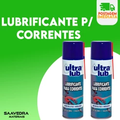 Lubrificante Para Correntes Ultra Lub Spray 300ml Kit 2