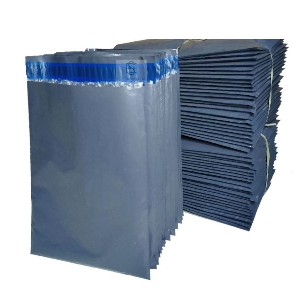 Envelope de Segurança Preto Com Saco Bolha 26x36 - 50 Unidades