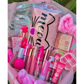 Kit De Maquiagem e Acessórios Pincel Base Necessaiire Gloss Body Splash em Oferta na Shopee