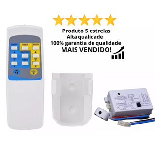 Controle Remoto Para Ventilador De Teto Universal em Oferta na Shopee