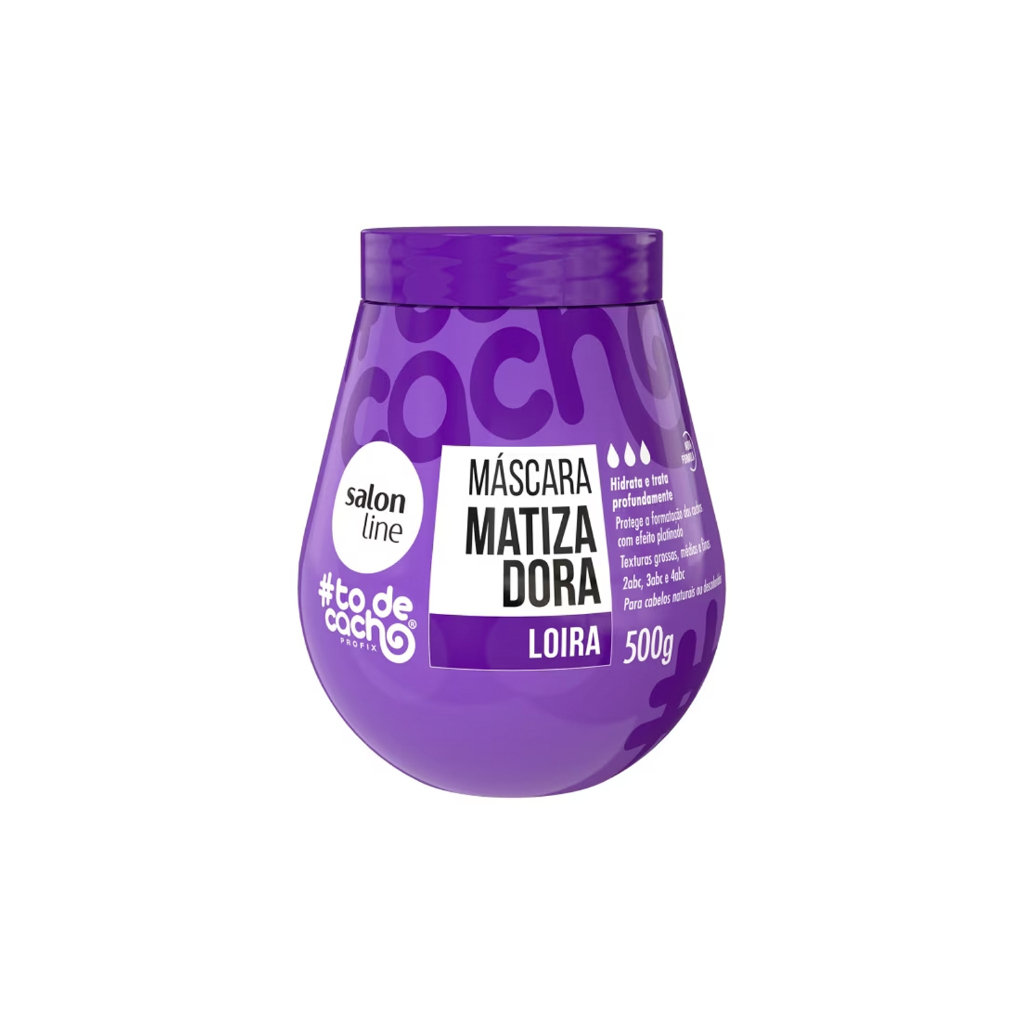 Máscara de hidratação Matizadora Todecacho Loiros Liberado Salon Line 500g
