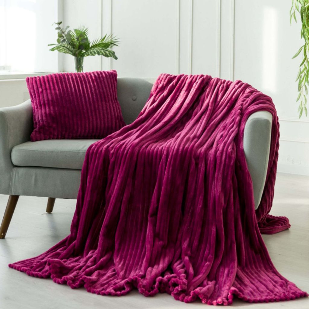 Cobertor  Canelado Extra Macio 2,00 x 1,80 mt