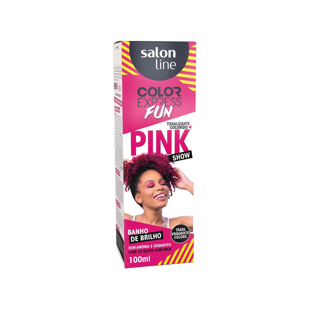 Tonalizante Color Express Fun Pink Show Salon Line 100ml - Beauty
