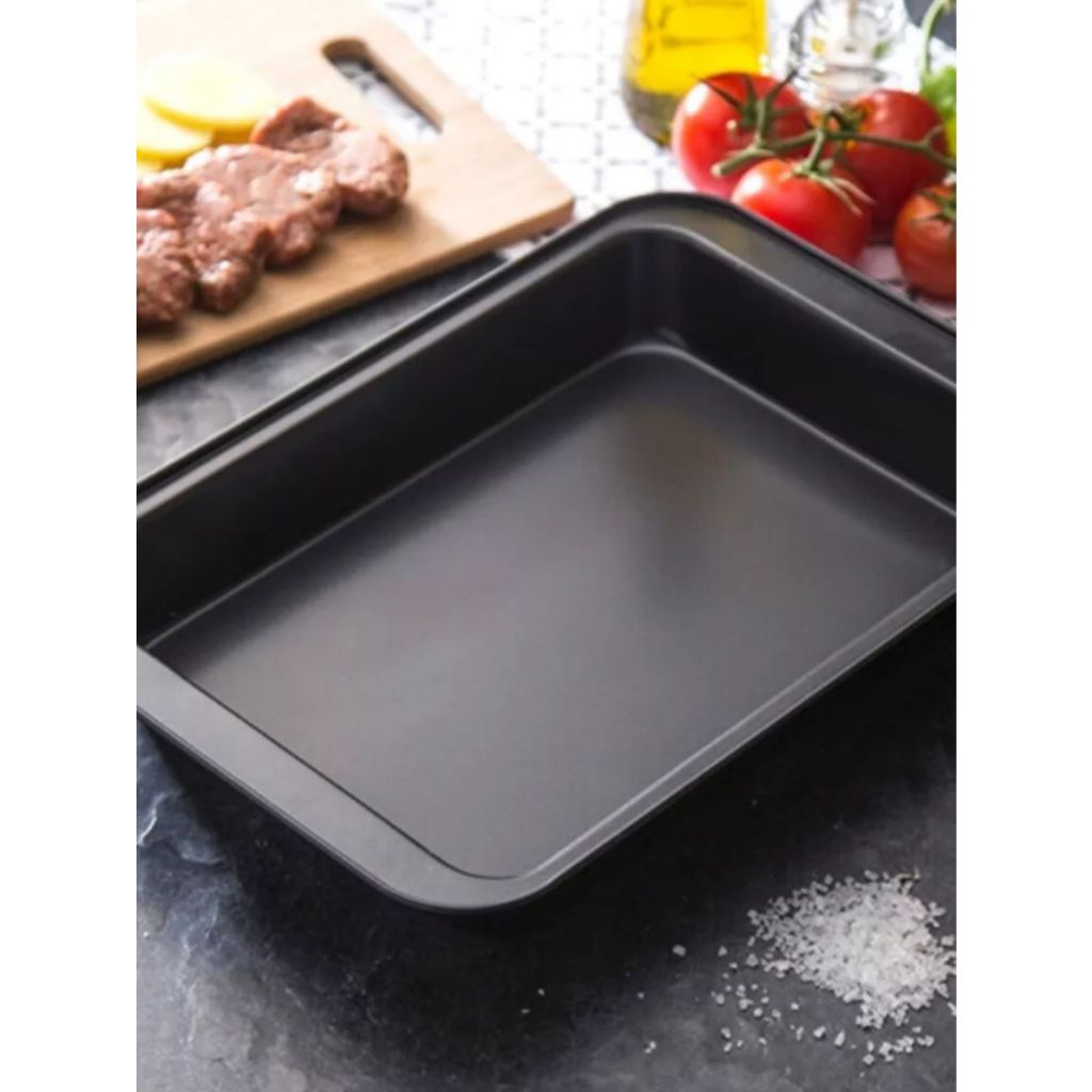 Forma Assadeira Antiaderente Retangular Aço Carbono Premium em Oferta na Shopee