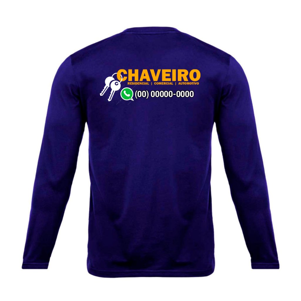 Camiseta para Chaveiro Com TELEFONE Trabalho Uniforme Profissional Autônomo em Oferta na Shopee