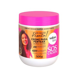 Creme para Pentear SOS Cachos De Repente Pronta 500g em Oferta na Shopee