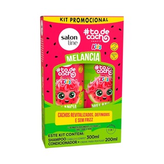Kit Shampoo e Condicionador Melancia #todecacho Kids em Oferta na Shopee
