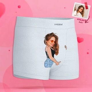 Cueca Personalizada com Foto Presente Criativo Dia dos Namorados | WECASE em Oferta na Shopee